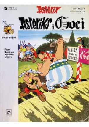 Asteriks i Goci Zeszyt 4 - Reene Gościnny - książka  wyd. 1992