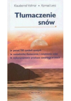 Tłumaczenie snów - Klausbernd Vollmar, Konrad Lenz - książka  wyd. 2004