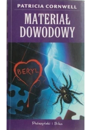 Materiał dowodowy - Patricia Cornwell - książka  wyd. 1991