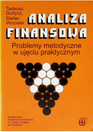 Analiza finansowa - Tadeusz Dudycz - książka  wyd. 2000