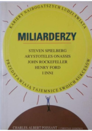 Miliarderzy - Charles Albert Poissant - książka  wyd. 1992