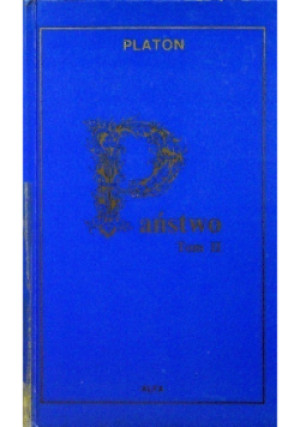 Platon Państwo Tom II - Platon - książka  wyd. 1999