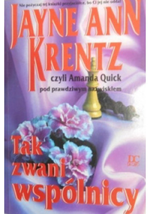 Tak zwani wspólnicy - Jayne Ann Krentz - książka  wyd. 1999
