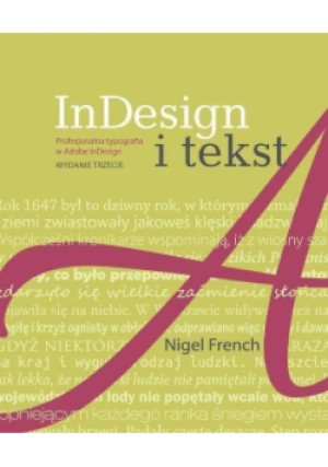 InDesign i tekst - Nigel French - książka  wyd. 2017