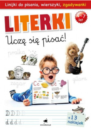 Literki Uczę się pisać! - książka  wyd. 2021