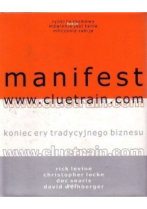 Manifest - Rick Levine - książka  wyd. 2000