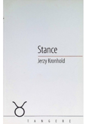 Stance - Jerzy Kronhold - książka  wyd. 2017