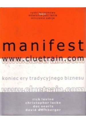 Manifest - książka  wyd. 2000