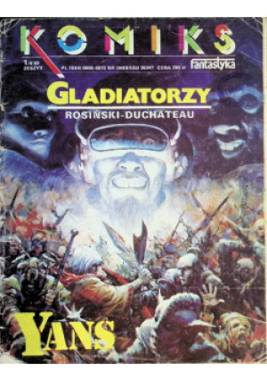 Komiks Nr 1 Gladiatorzy - Rosiński, Duchateau - książka  wyd. 1989