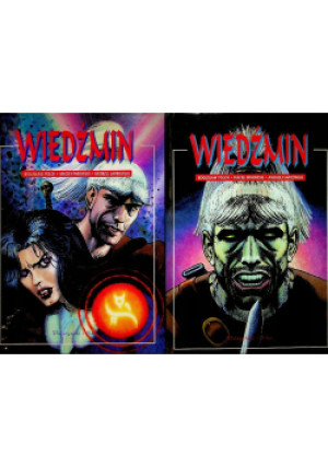 Wiedźmin Tom 1 i 2 - Maciej Parowski, Andrzej Sapkowski, Bogusław Polch - książka  wyd. 2001