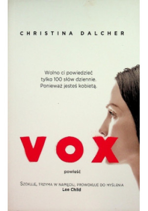 Vox - Christina Dalcher - książka  wyd. 2019