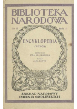 Encyklopedia - książka historyczna wyd. 1952