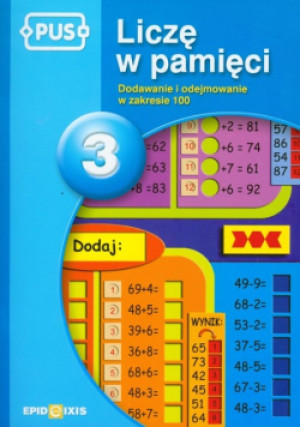 PUS Liczę w pamięci 3 - Dorota Cudnik - książka  wyd. 2011