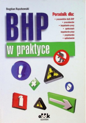 BHP w praktyce - Bogdan Rączkowska - książka  wyd. 1996