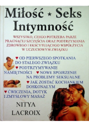 Miłość seks intymność - Nitya Lacroix - książka  wyd. 1997