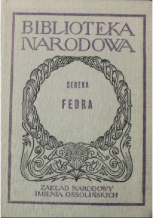 Fedra - Seneka - książka  wyd. 1959