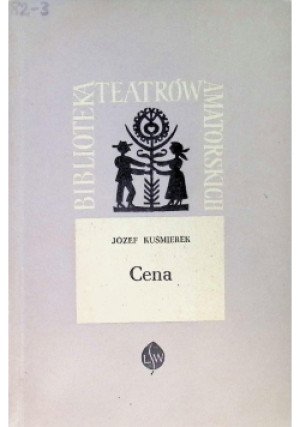 Cena - Józef Kuśmierek - książka  wyd. 1962