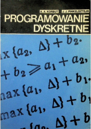 Programowanie dyskretne - A.A. Korbut - książka  wyd. 1974