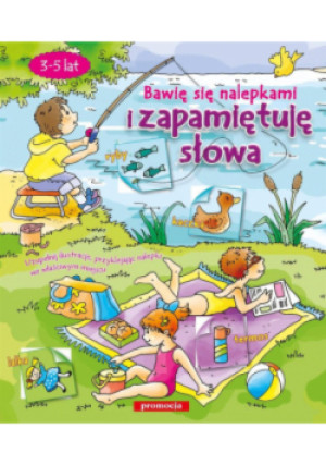 Naklejanki. Bawię się nalepkami i zapamiętuję słowa - książka  wyd. 2024