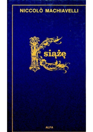 Książe - Niccolo Machiavelli - książka  wyd. 1993