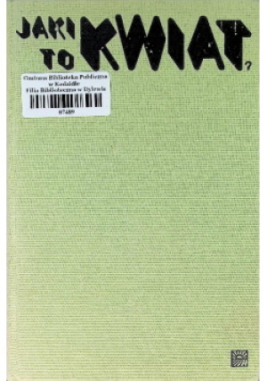 Jaki to kwiat - D. A. Aichele - książka  wyd. 1984