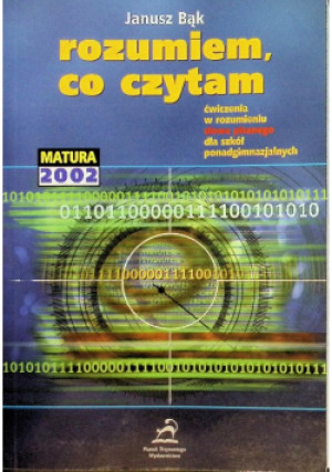 Rozumiem co czytam - Janusz Bąk - książka  wyd. 2013