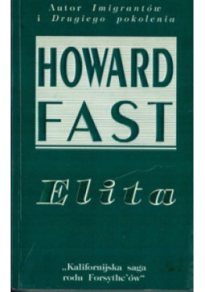 Elita - Howard Fast - książka  wyd. 1995