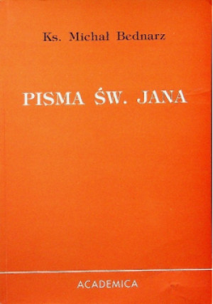 Pisma św Jana - Michał Bednarz - książka  wyd. 1997