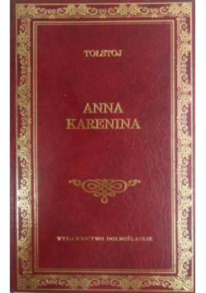 Anna Karenina, Tom I - Lew Tołstoj - książka  wyd. 1992