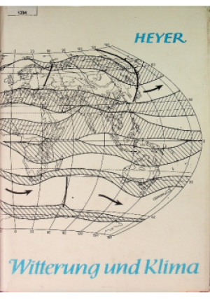 Witterung und Klima - Ernst Heyer - książka  wyd. 1972