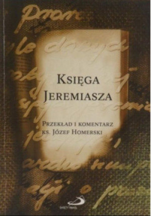Księga Jeremiasza - Józef Homerski - książka  wyd. 1999