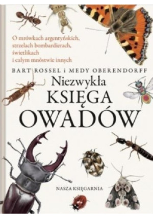 Niezwykła księga owadów - Bart Rossel, Medy Oberendorff - książka  wyd. 2019
