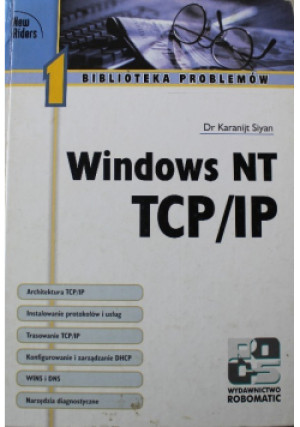 Windows NT TCP / IP - Karanijt Siyan - książka  wyd. 1998