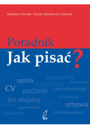 Poradnik. Jak pisać? - Radosław Pawelec, Dorota Zdunkiewicz Jedynak - książka  wyd. 2003