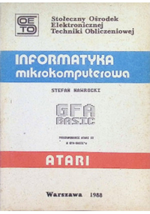 GFA basic - Stefan Nawrocki - książka  wyd. 1988