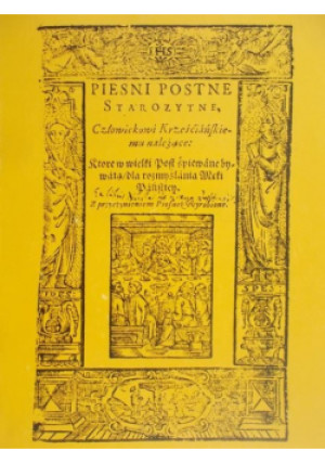 Pieśni postne starożytne - książka  wyd. 1978