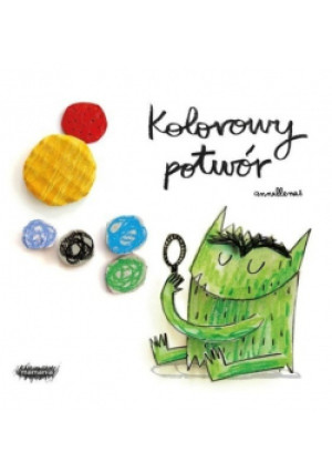 Kolorowy potwór - Anna Llenas - książka  wyd. 2018