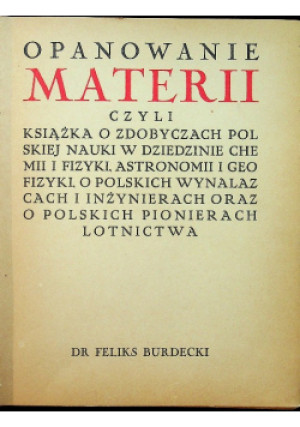 Polska w Pracy 1937r. - Feliks Burdecki - książka  wyd. 1937