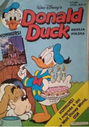 Donald duck Nr 7 / 91 - książka  wyd. 1991