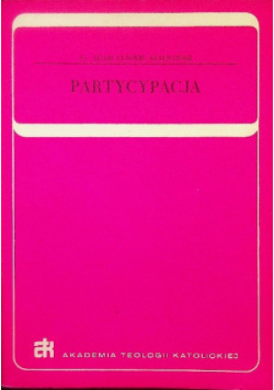 Partycypacja - Adam Ludwik Szafrański - książka  wyd. 1973