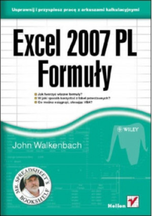 Excel 2007 PL Formuły - John Walkenbach - książka  wyd. 2008