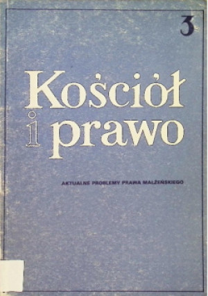 Kościół i Prawo Tom 3 - Józef Krukowski - książka  wyd. 1984