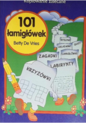 101 łamigłówek - Betty De Vries - książka  wyd. 1996