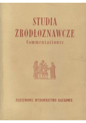 Studia źródłoznawcze Commentationes Tom IV - Gerard Labuda - książka  wyd. 1959