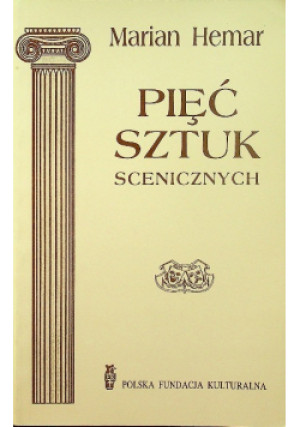 Pięć sztuk scenicznych - Marian Hemar - książka  wyd. 1994