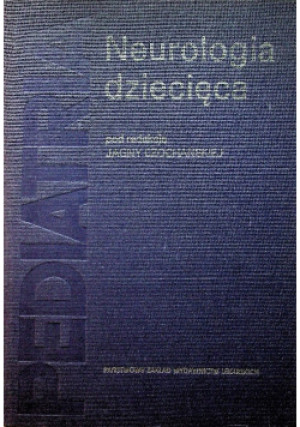 Neurologia dziecięca - Jagna Czochańska - książka  wyd. 1990