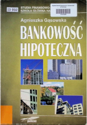 Bankowość hipoteczna - Agnieszka Gąsowska - książka  wyd. 2000