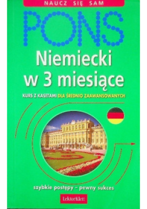 Niemiecki w 3 miesiące - Henz Griesbach - książka  wyd. 2001