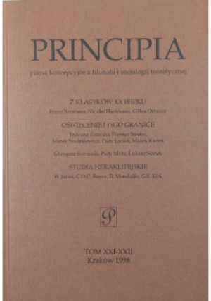 Principia - Barbara Borej-Hartman - książka  wyd. 1998