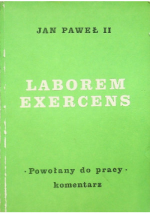 Laborem exercens - Jan Paweł II - książka  wyd. 1981